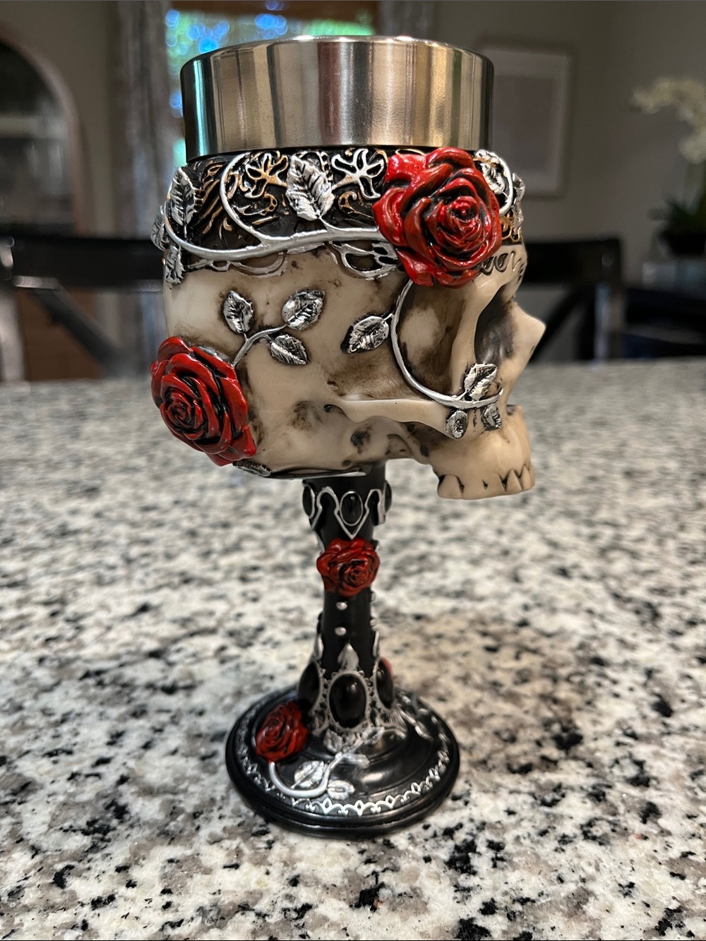 Gothic Roses Goblet - Picture 2 of 3